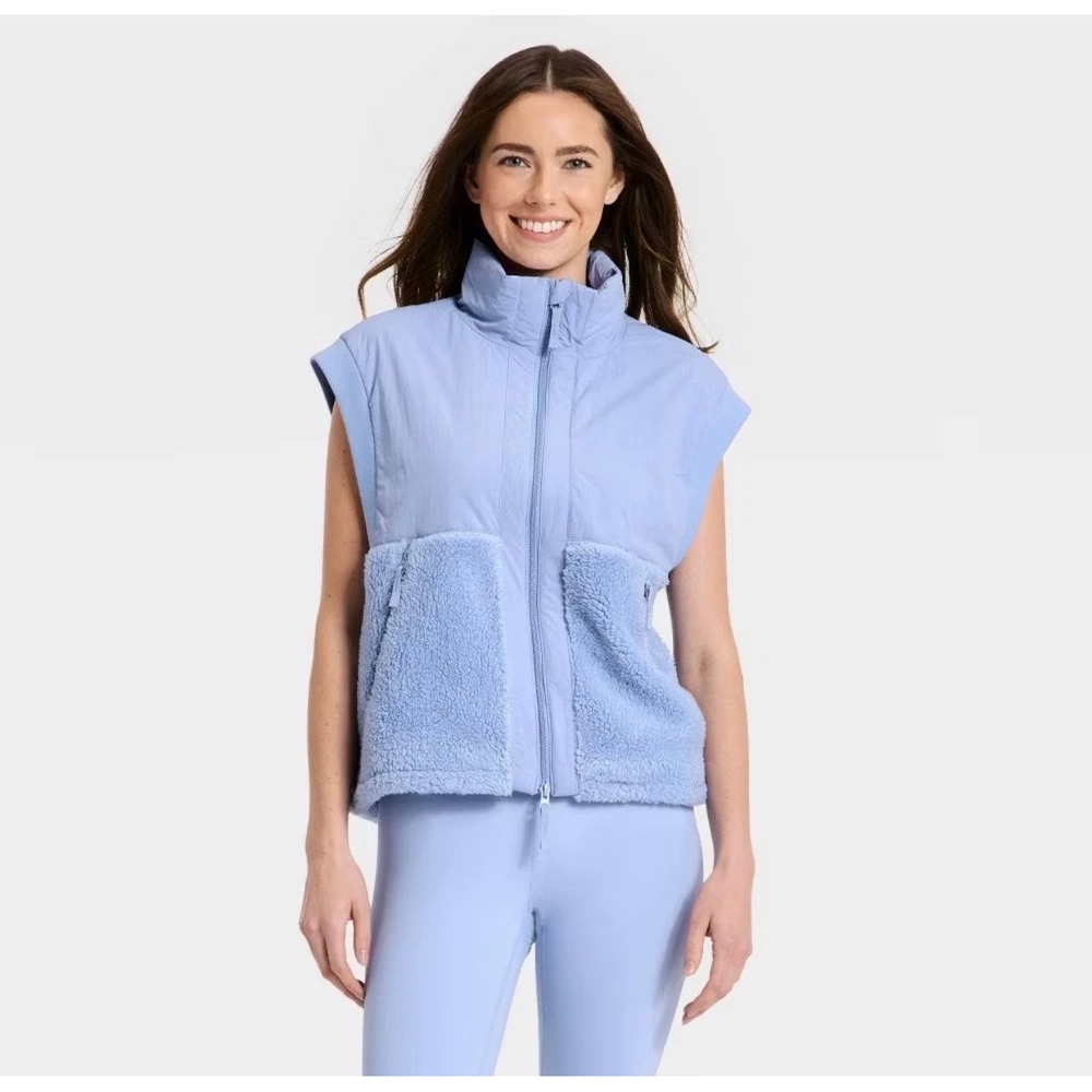JoyLab Women's High Pile and Quilted Vest JoyLab Size XXL